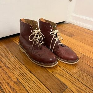 Burgundy Doc Marten Boots